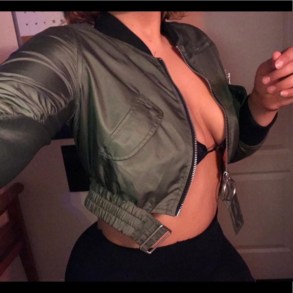 Cropped jacket M